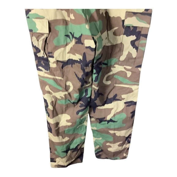 NATO Issued Woodland Camouflage Military Pants XL Long Adjustable Waist Cotton - Picture 13 of 13